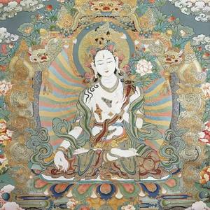 和合山水白度母