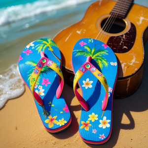 海辺のビーチサンダル