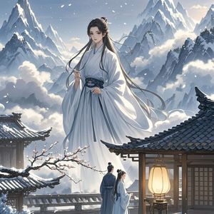 云巅雪