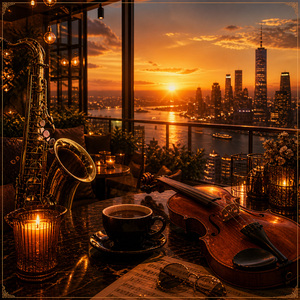 Golden Sunset Reverie