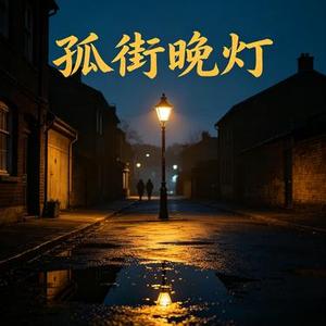 孤街晚灯