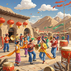 陕北秧歌闹新春