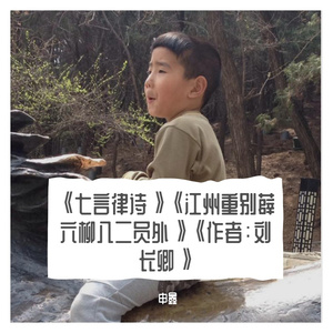 《七言律诗》《江州重别薛六柳八二员外》《作者：刘长卿》