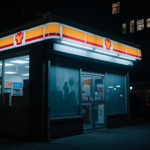 深夜3時のコンビニ