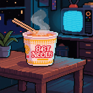 深夜2時のカップラーメン