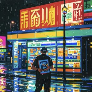 雨幕中的思念