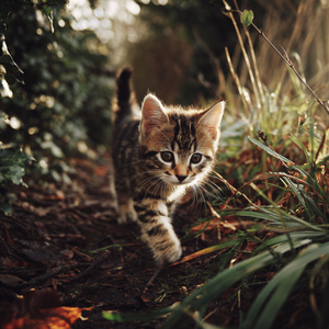 朝のお散歩気持ちいいね