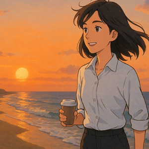 微睡みの水平線 - 残照のほとりで