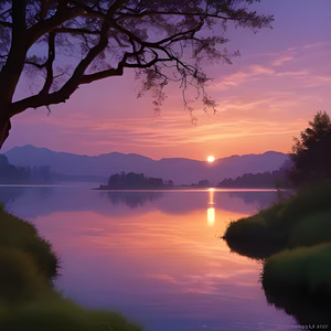 広がる空と静かな波の音