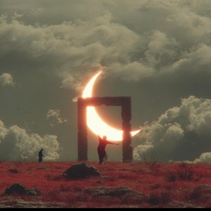 夕暮れの街を歩く二人