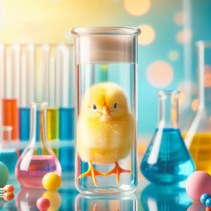 試験管のヒヨコ