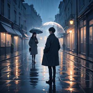 雨の向こうにほどけた記憶