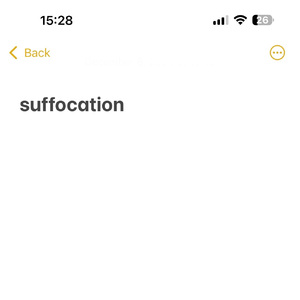 Suffocation
