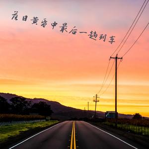 落日黄昏中最后一趟列车