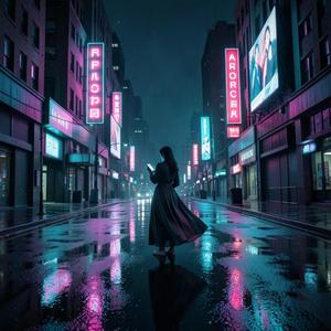 夜に溶ける