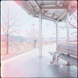 駅前の桜 (Ver. 1)