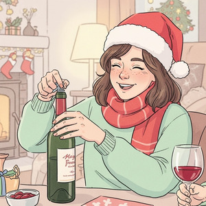 クリスマスには赤ワインを開けよう