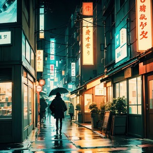 雨が心を濡らす夜