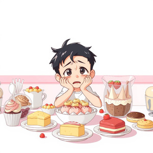 歯磨きはスイーツの誘惑 涙のカスタード