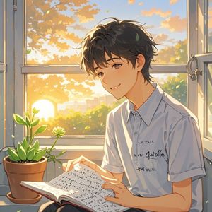 光落在平庸肩头-馨月