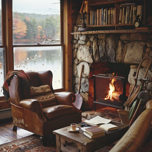 Trabajando Junto Al Cálido Hogar