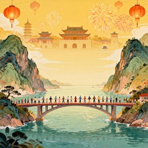 海峡两岸一湾月.wav