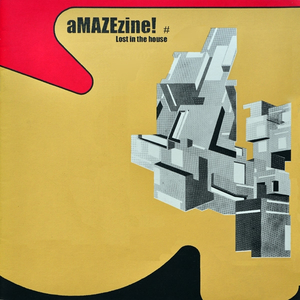 L'espace au sol est redessiné par d'immenses panneaux bleus