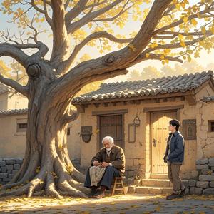 老槐树下的时光