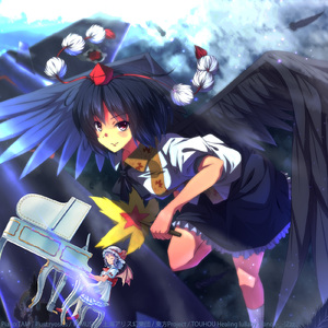 射命丸文 の「風神少女」（東方花映塚・東方文花帖）