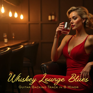 Whiskey Lounge Blues (Guitar Backing Track in B Minor)
