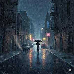 빗물에 씻긴 고독