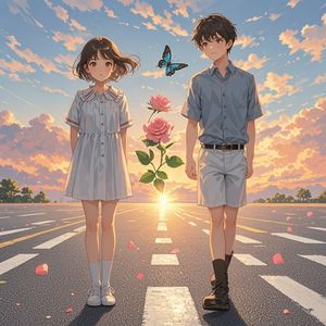 霞光沉溺-山水情