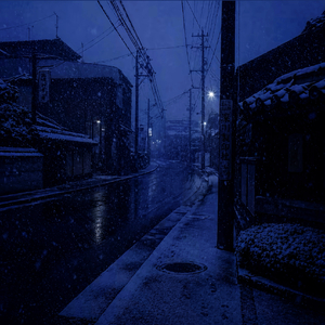 A kiss in the snow (雪吻）