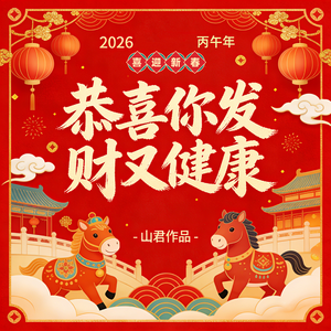 恭喜你发财又健康