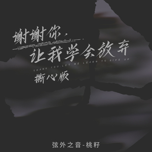 谢谢你让我学会放弃 (撕心版)
