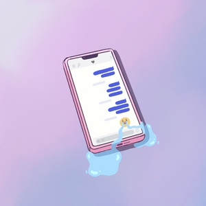 ก็เธอไม่ยอมตอบแชทอะ