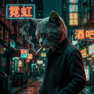 灯下没人等我