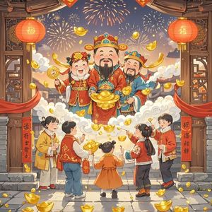 初五迎财神