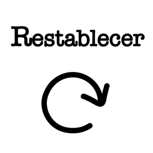 Restablecer