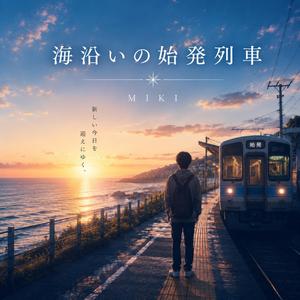 海沿いの始発列車