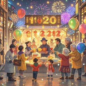 霓虹新年夜