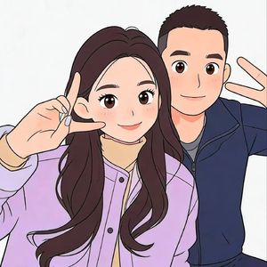 月下迷彩遇佳人