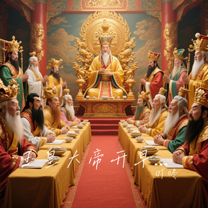 玉皇大帝开早会