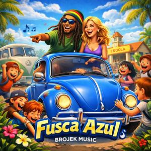 fusca azul