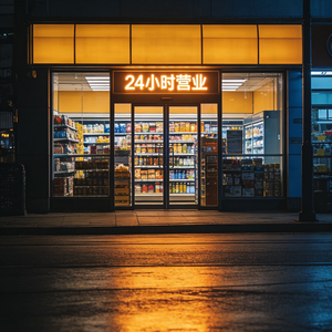 凌晨三点的便利店