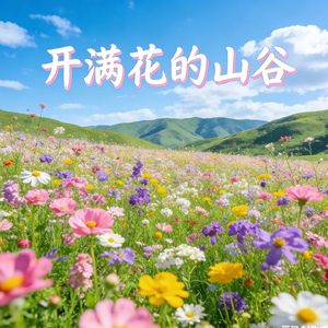 开满花的山谷