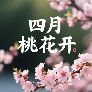四月桃花开