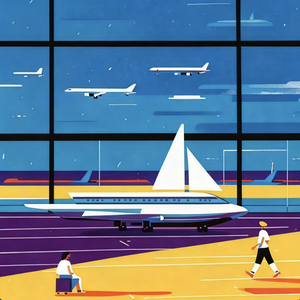 机场等船之约 伴奏