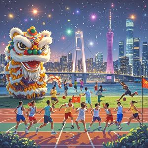 湾区星光·体育之光-灵动妙妙向东方。
