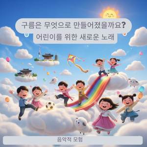 구름은 무엇으로 만들어졌을까요? | 어린이를 위한 새로운 노래